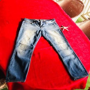 Express Cropped Jean Legging Slim, Low rise sz 10